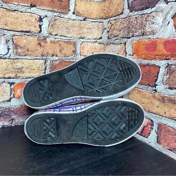 Converse ctas hi grey purple zipper splatter drip - Picture 7 of 7